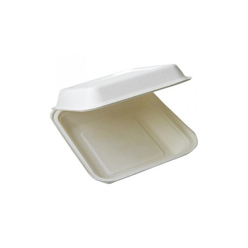 [145140/C] ENVASE HAMBURGUESA CON TAPA BISAGRA PULPA