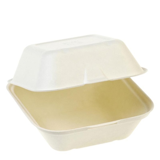 [PV3474] Envase Hamburguesa Mediana Con Tapa Bisagra Pulpa