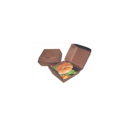 [K1002/15] Estuche Kraft Hamburguesa Grande 120X120X80