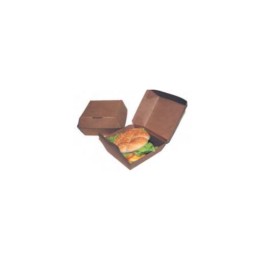 [K1002/16] Estuche Kraft Hamburguesa Gigante 140X140X100