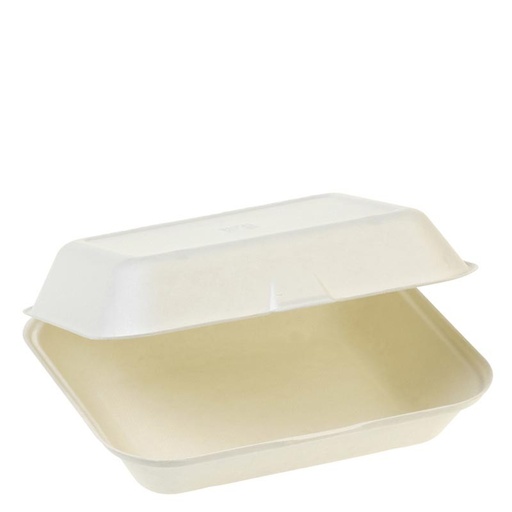 [PV3463] Caja Menú Con Tapa Bisagra Pulpa 23,5X19,5X7,5 Cm