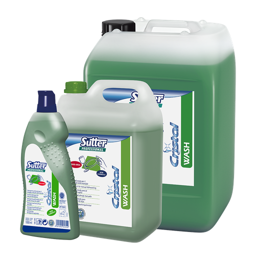 [535500] WASH CRISTAL, DETERGENTE NEUTRO PARA LAVADO VAJILLA