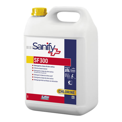 [559400] S.F. 300 HA SANIFY, DETERGENTE DESINFECTANTE A BASE DE CLORO ACTIVO