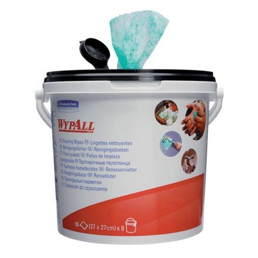 [7775000] PAÑOS WYPALL IMPREGNADOS  DESENGRASANTE