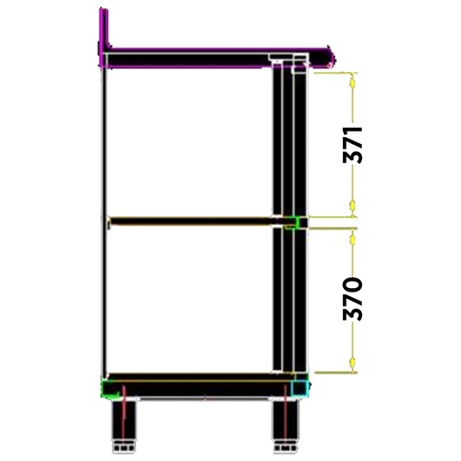 [19005576] Mesa estantería cafetería