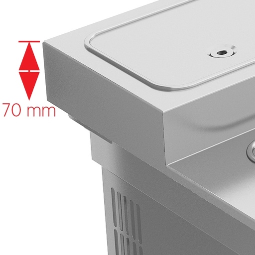 [19011582] Elemento refrigerado inox PR2GI-511 1765 mm