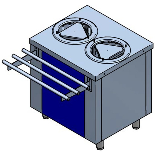 [19092520] Dispensador de platos caliente