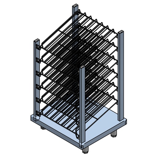 [19092522] Dispensador de vasos de seis estantes para autoservicio