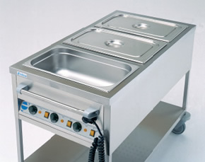 [19003476] Carro baño María GN 1/1 con 3 cubas independientes
