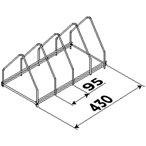 [19013991] Soporte para 4 bandejas