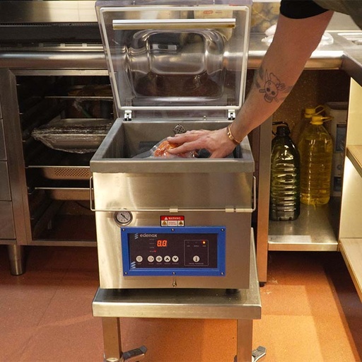 [19068523] Envasadora al vacío profesional de sobremesa por tiempo 10 m³/h barra 300 mm