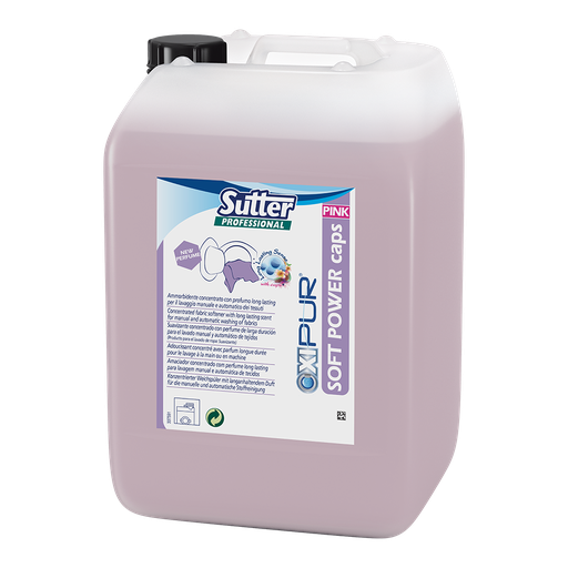 [573900] SOFT POWER CAPS PINK, SUAVIZANTE PARA TEJIDOS