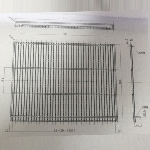 [19066969] Accesorio 1603 puertas inox PAE1600-2 615 x 481 mm