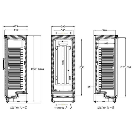[19096996] Armario refrigerado expositor de bebidas APE-451-C S1