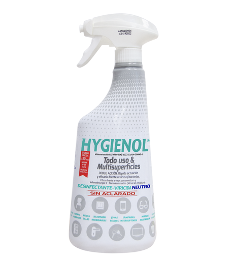 [478231] HYGIENOL, DESINFECTANTE VIRICIDA NEUTRO  MULTIUSOS MULTISUPERFICIES