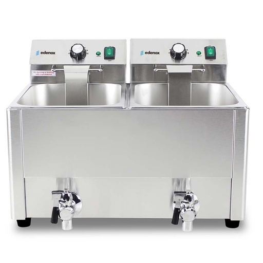[19097075] Freidora eléctrica profesional de sobremesa 8+8 litros doble