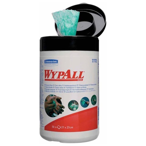 [7772000] PAÑOS WYPALL IMPREGNADOS  DESENGRASANTE
