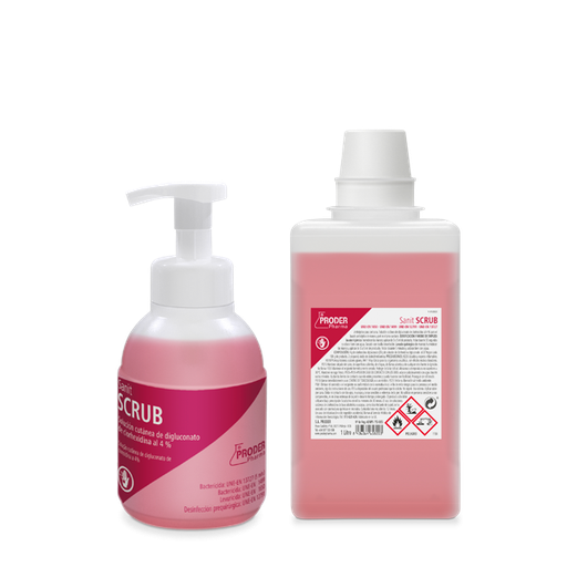 [9411184] Sanit Scrub, Espuma Antiséptica Para Piel Sana 1L
