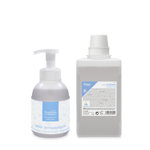[9411324] SANIT ECOFOAM, JABÓN EN ESPUMA DERMATOLÓGICO ECOLABEL 1L
