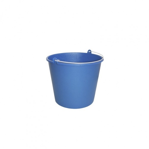 [04521] CUBO REDONDO CON ASA METÁLICA 8 L AZUL