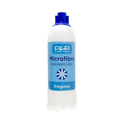 [P-128] FREGONA DE MICROFIBRA BLANCA 158 G