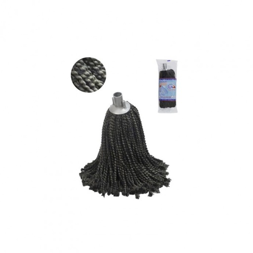 [05077] FREGONA HILO MICRO/COTTON NEGRO/NEGRO 180 G