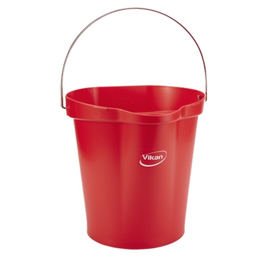 [56864] CUBO PARA TRANSPORTE INGREDIENTES, ROJO, 12L