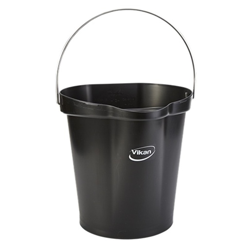 [56869] Cubo Para Transporte Ingredientes, Negro, 12L
