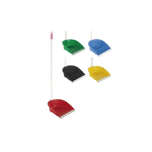 [04710] RECOGEDOR CON PALO NEO CON GOMA Y ROSCA