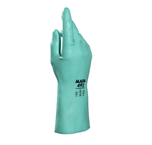[MSP00492319] GUANTES  ULTRANITRIL 492  RESISTÉNCIA MECÁNICA Y QUÍMICA T/9 -9 1/2