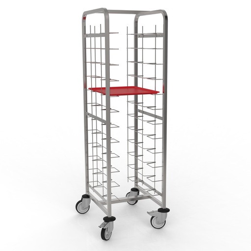 [PU80950] CARRO SELF-SERVICE 12 GUIAS INOX