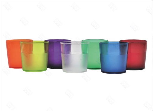 [104305RED] VASO DE POLICARBONATO DE 170 CC ROJO