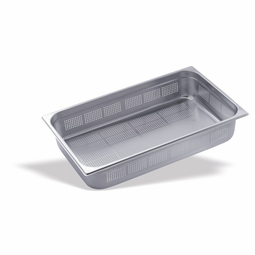 [PU111002] CUBETA INOX PERFORADA GASTRONORM 1/1 DE 100 MM