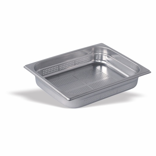 [PU121002] CUBETA INOX PERFORADA GASTRONORM 1/2 DE 100MM