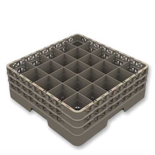 [PU5250E2] CESTA FLAP RACK ABIERTA DE 25 COMPARTIMENTOS + 2 EXTENSIONES