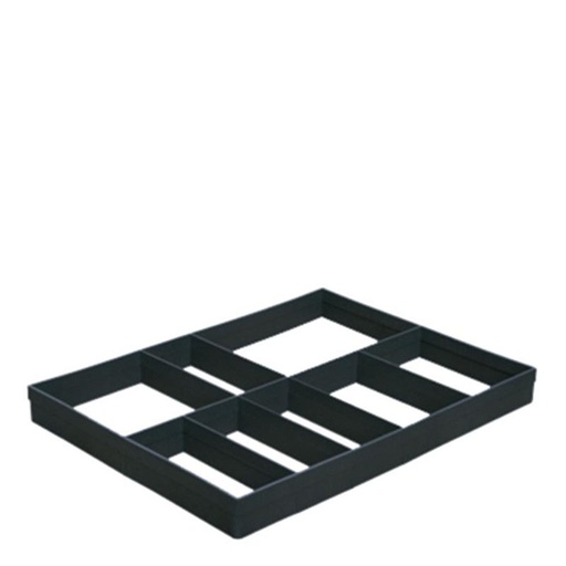 [505003GY] BANDEJA DE COMPARTIMENTOS PARA CARRO CAMARERA