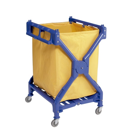 [300015BL] CARRO X DE LAVANDERÍA PLEGABLE