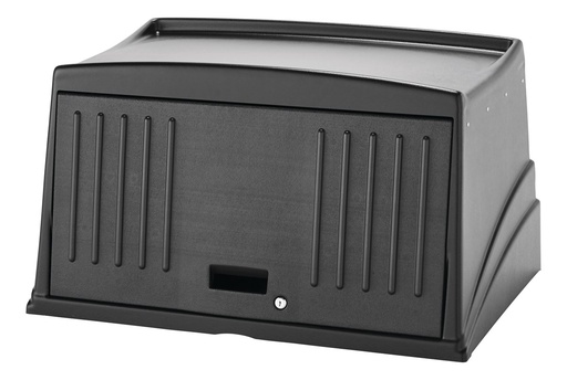 [FG9T0000BLA] Cúpula&Tapa de Seguridad con Cerradura Executive para Carros de Limpieza Tradicionales, Negro