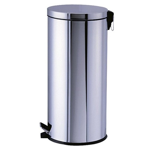 [201005BS] PAPELERA INOX CON PEDAL 30L