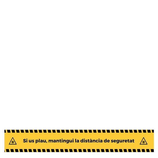 [304222] Adhesivo Distancia Seguridad Català