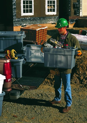 [FG9S3000GY] CONTENEDOR BRUTE TOTE DE 53 L GRIS