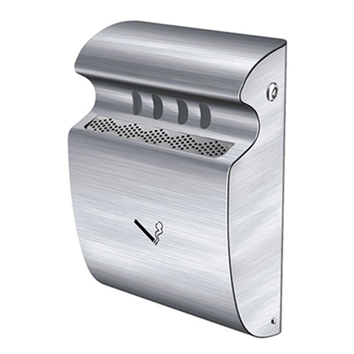 [207006MS] Cenicero Inox Mural Para Exterior
