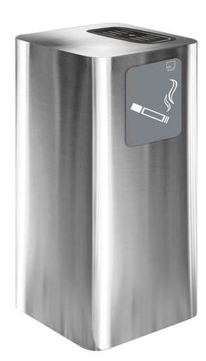 [PU50F-AS07] CENICERO PURE ACERO INOX SATINADO