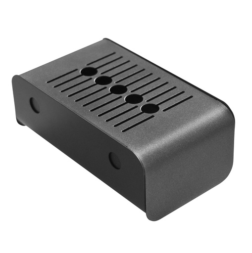 [551N] CENICERO EXTERIOR MURAL REJILLA MODULA ACERO PINTADO NEGRO