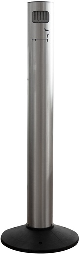 [701AS] Cenicero Exterior Columna  Modula Acero Inox Satinado