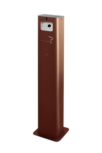 [PTE-C] CENICERO EXTERIOR DE SUELO MODULA ACERO PINTADO CORTEN