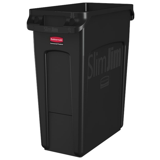 [1955959] Contenedor Slim JIM® con Ventilación 61 L Negro