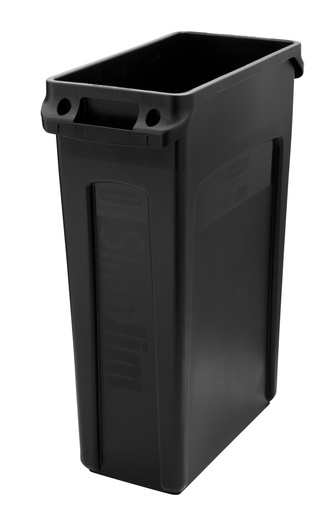 [FG354060BLA] CONTENEDOR  SLIM JIM  87 L CON CANALES DE VENTILACIÓN