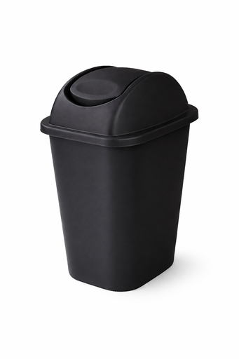 [203004BK] PAPELERA SWING CLASSIC 24L NEGRO