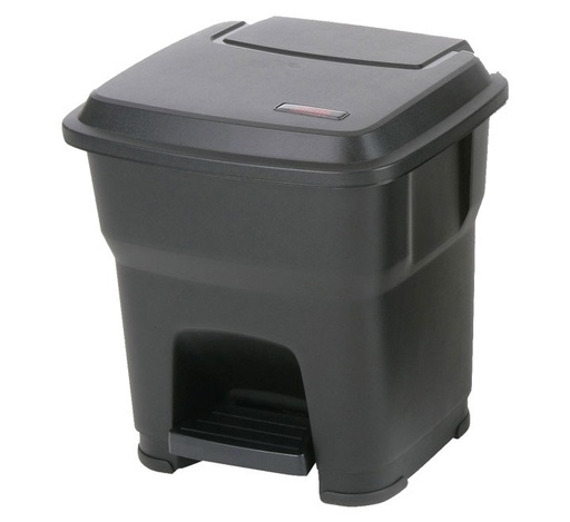 [5200080080] Papelera Hera 35 L Con Pedal Negra